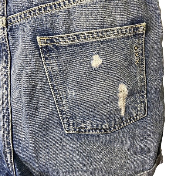 Scotch & Soda Cuffed Women Button Fly Jean Shorts 28 Festival Retro Grunge Y2K - Picture 14 of 15